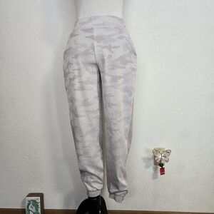 Athleta Brooklyn Purple Camo Joggers